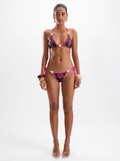 Pink Leopard Cross Bikini Set